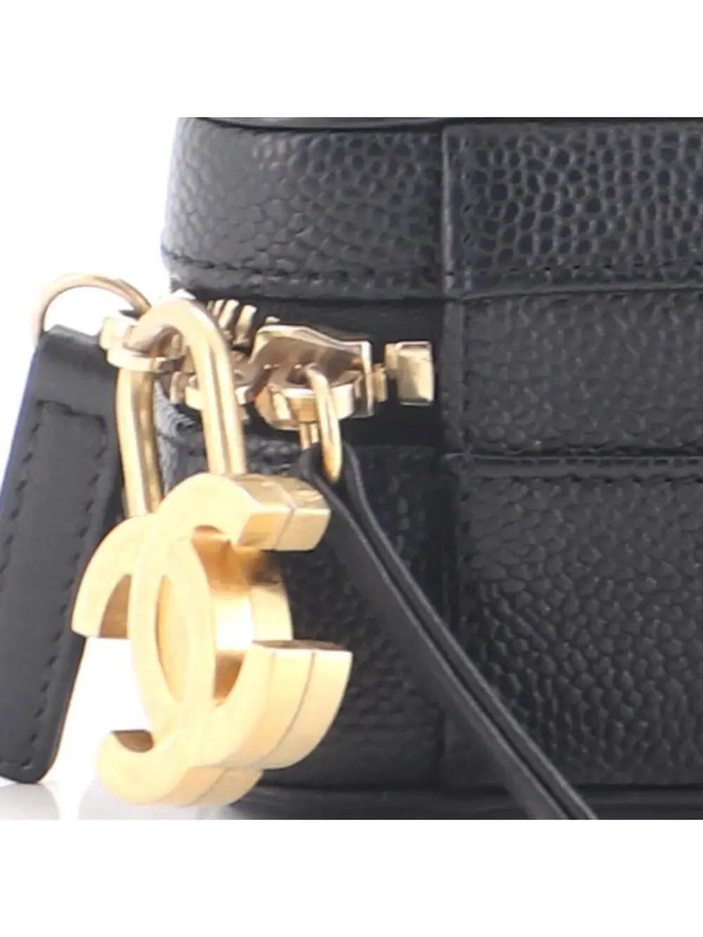 Chanel Filigree Vanity Case Quilted #343113C39B